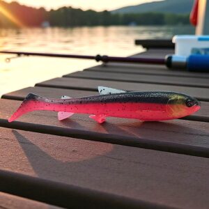 Guma Savage Gear 3D Whitefish 9cm Kolor Black Red na szczupaki i sandacze